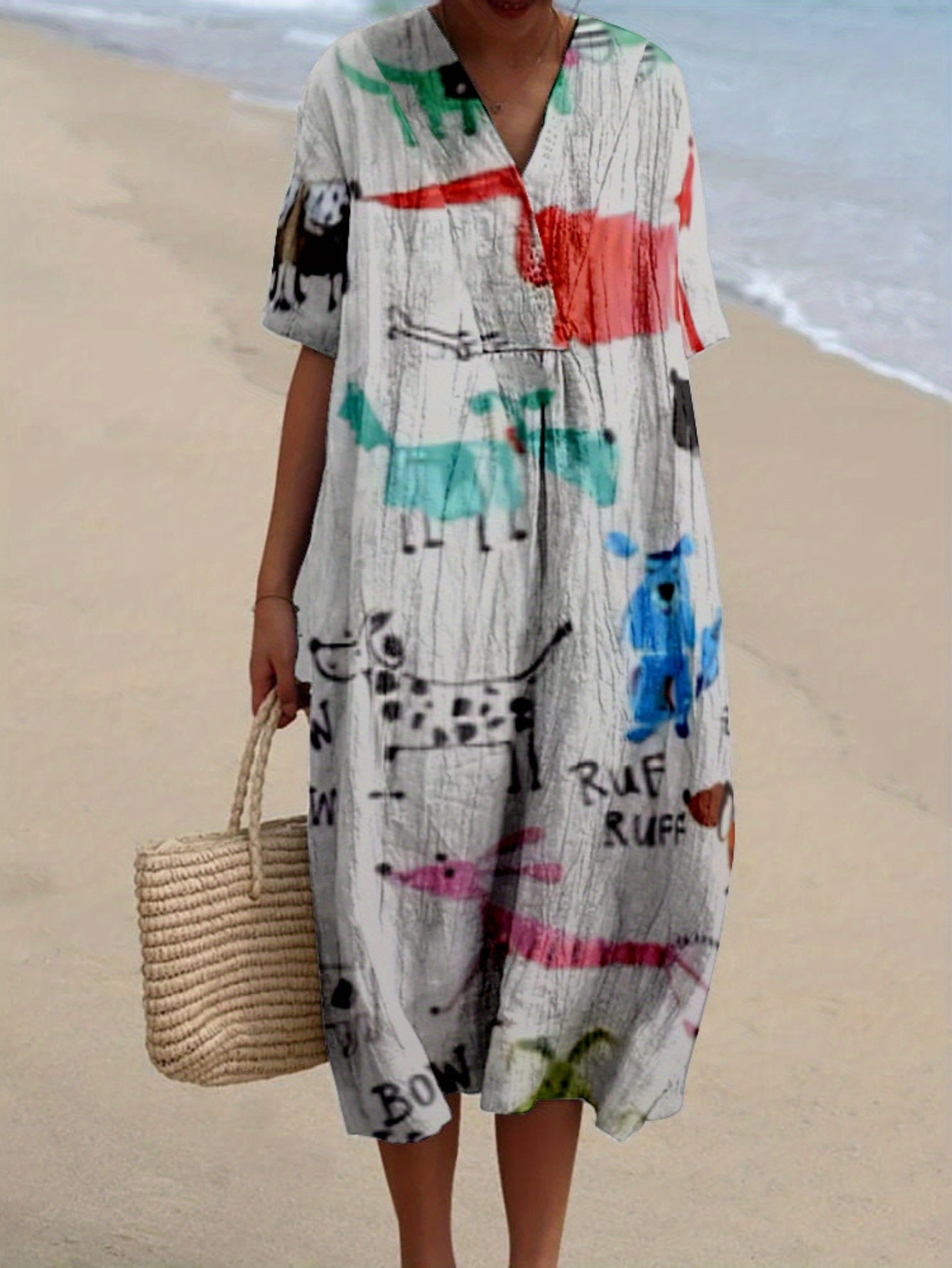 Kiara｜Vestido estampado