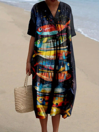 Kiara｜Vestido estampado