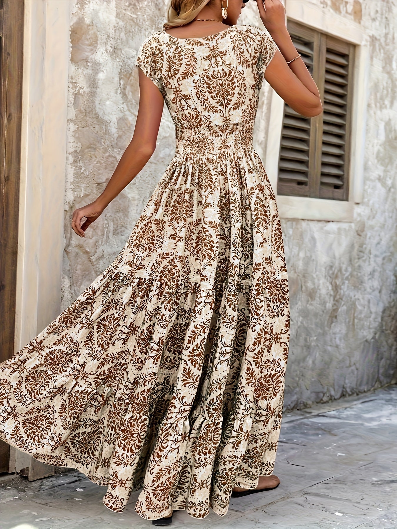 Lucía | Vestido largo con cuello en V