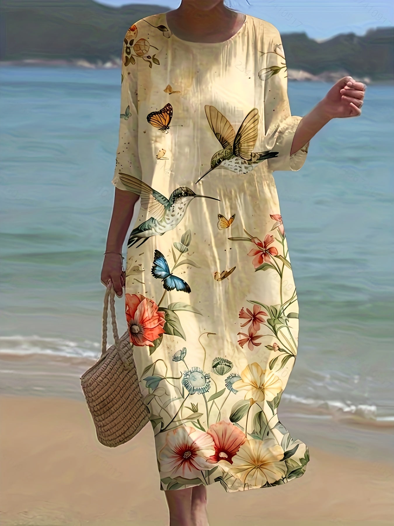 Jimena | Vestido con estampado floral