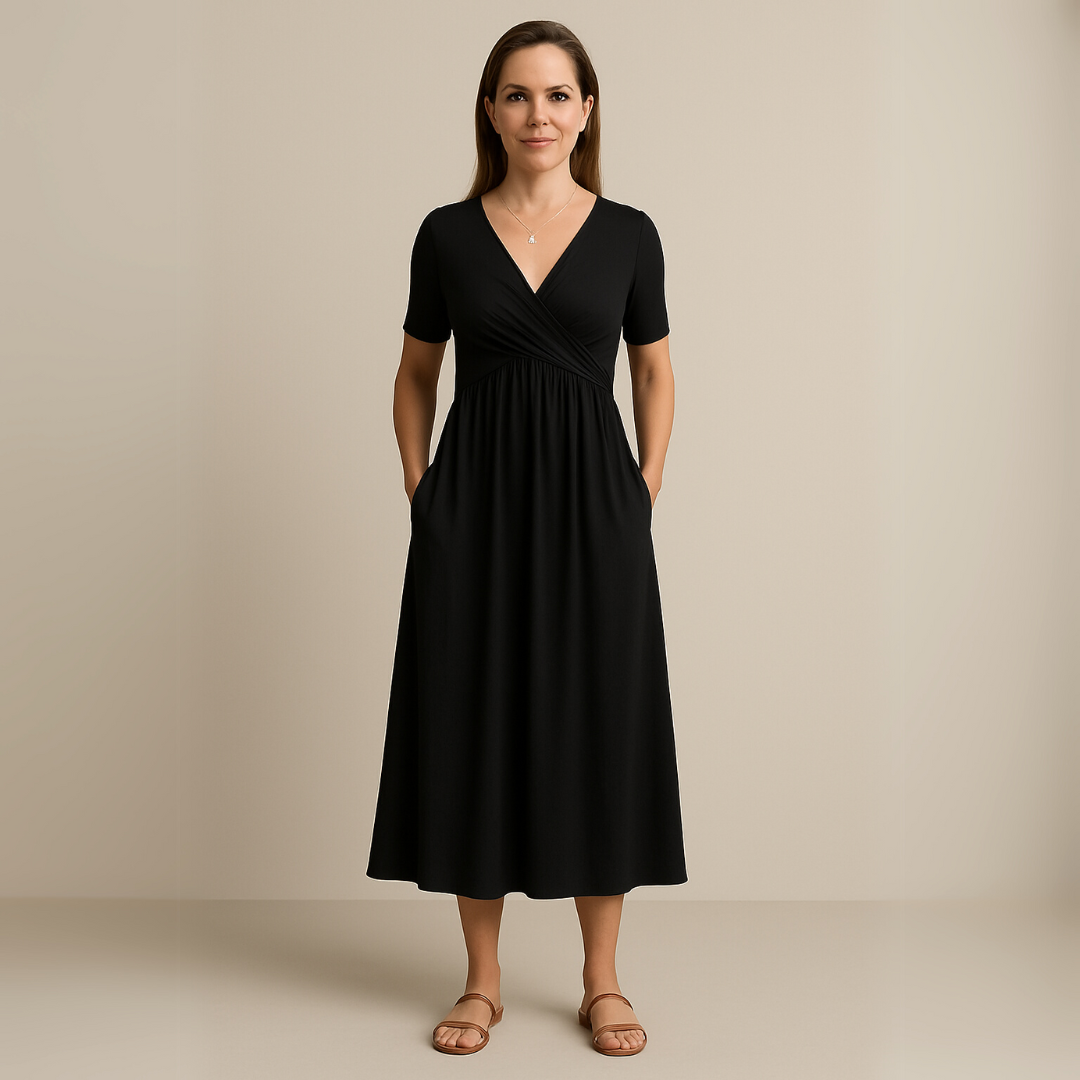 ANNELIES – MAXI VESTIDO DE LÍNEA A