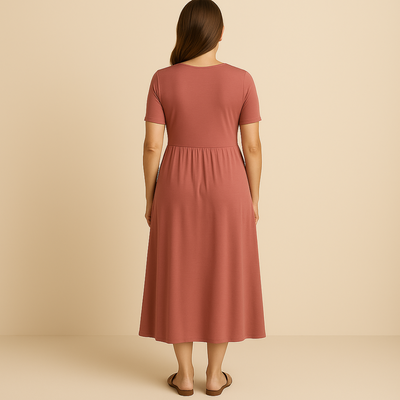 ANNELIES – MAXI VESTIDO DE LÍNEA A