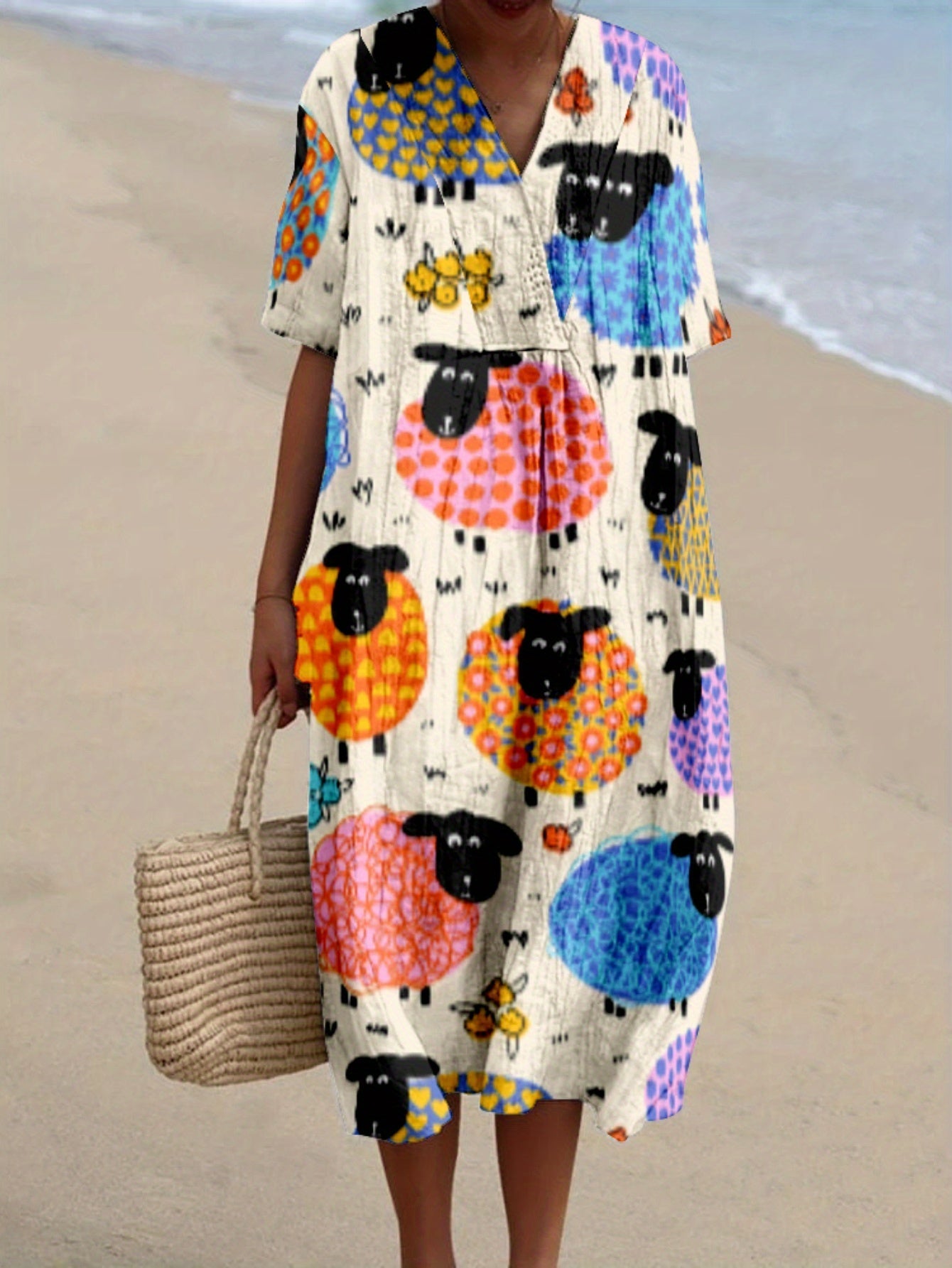 Dafne｜Vestido estampado