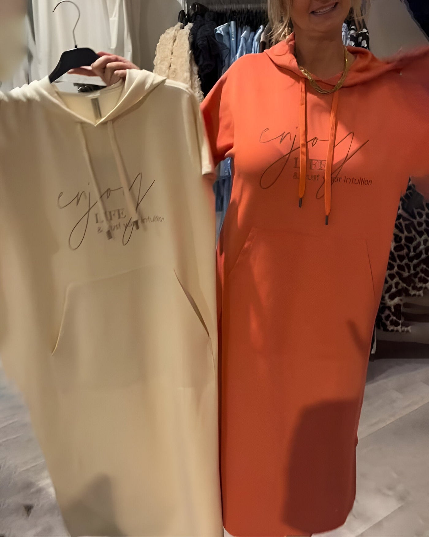 Saskia™ | Vestido casual con capucha