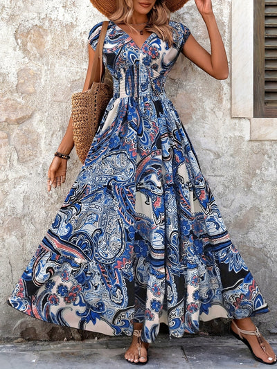 Alicia | Vestido Largo de Cuello en V