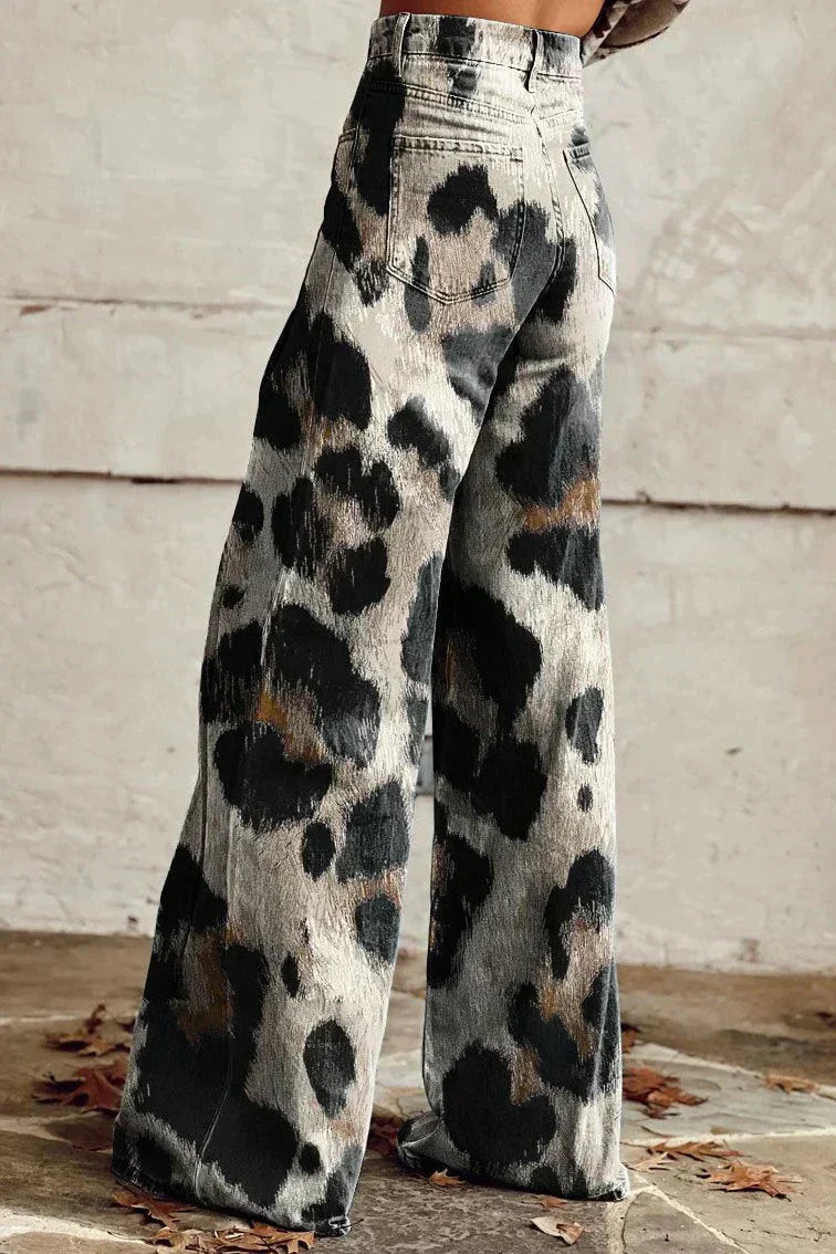Cheetah | Bohemian Vintage Pants with Stylish Print