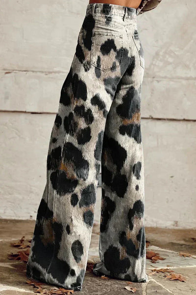 Cheetah | Bohemian Vintage Pants with Stylish Print