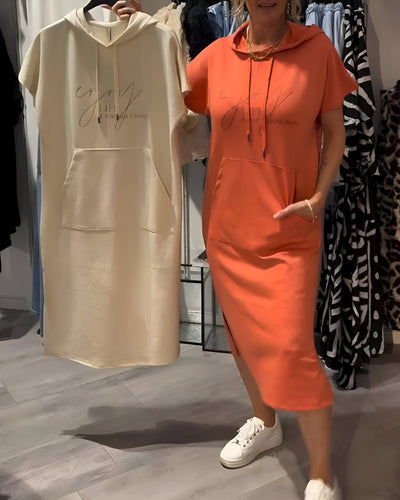 Saskia™ | Vestido casual con capucha