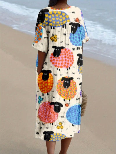 Dafne｜Vestido estampado