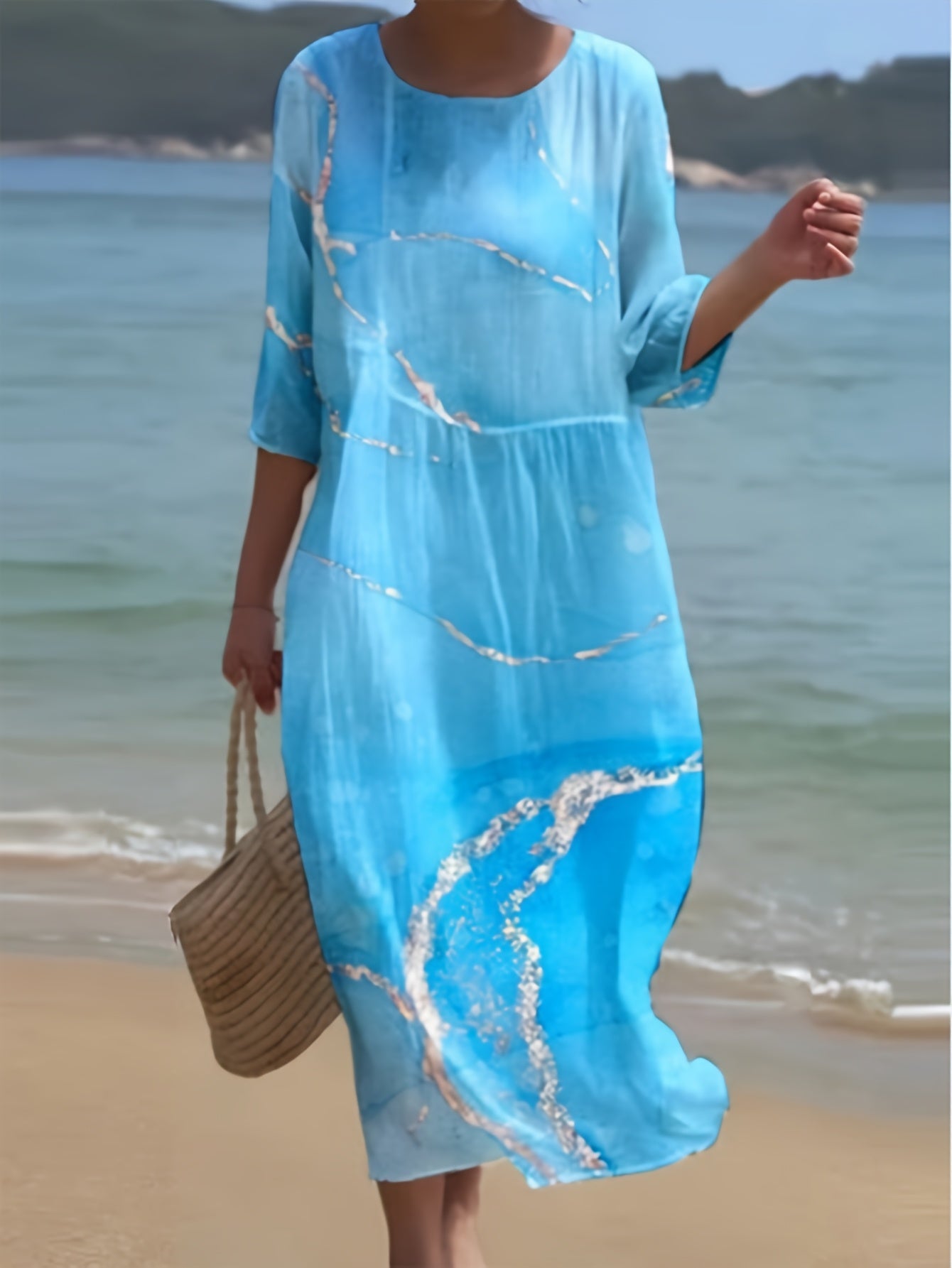 Mía｜Vestido estampado