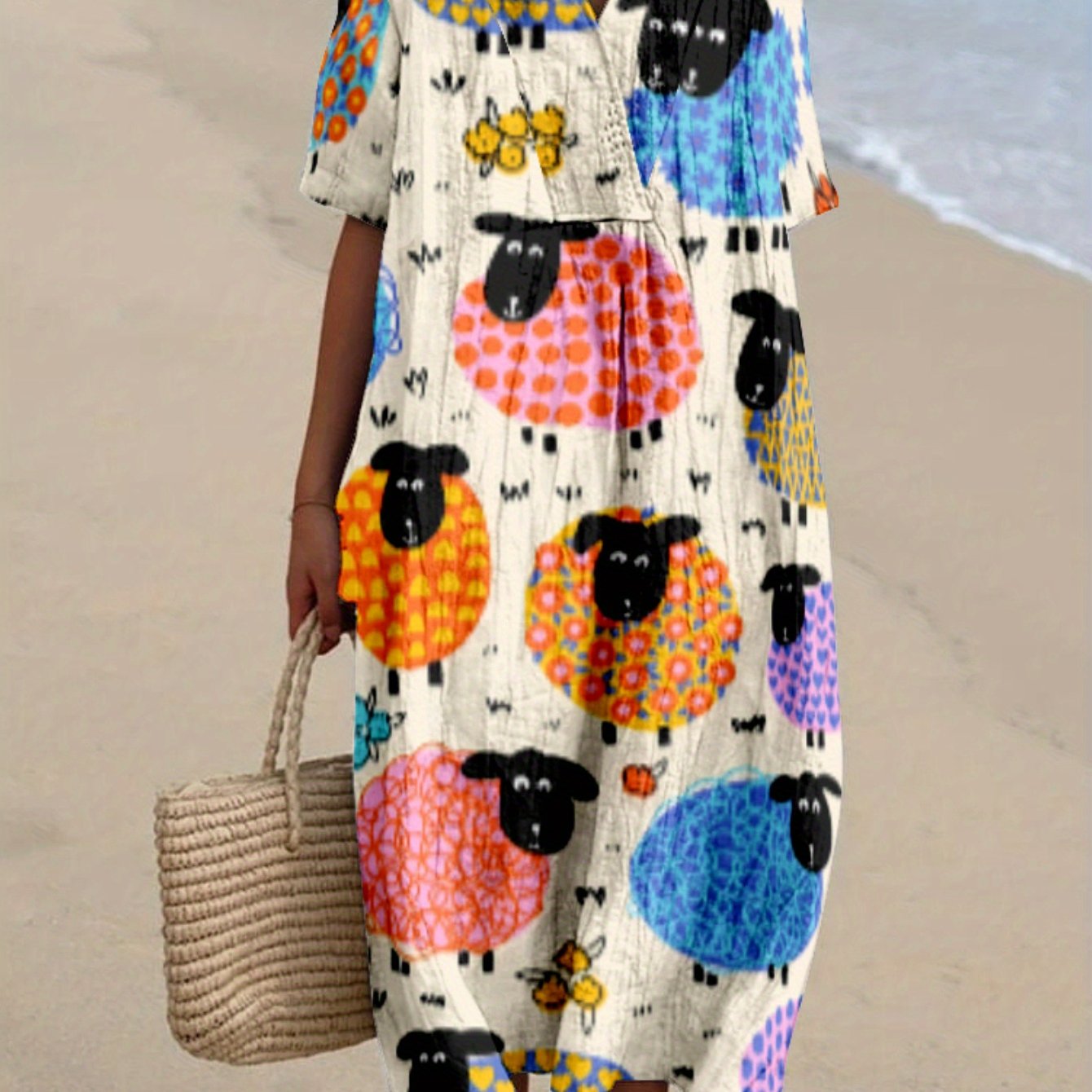 Dafne｜Vestido estampado