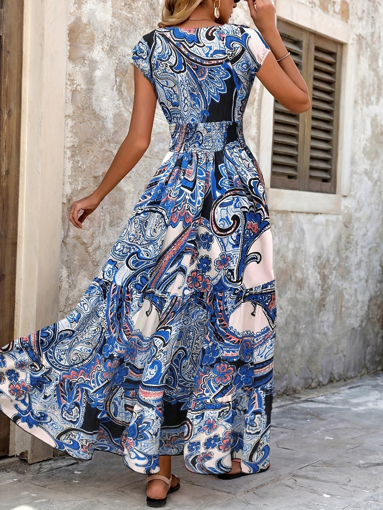 Alicia | Vestido Largo de Cuello en V