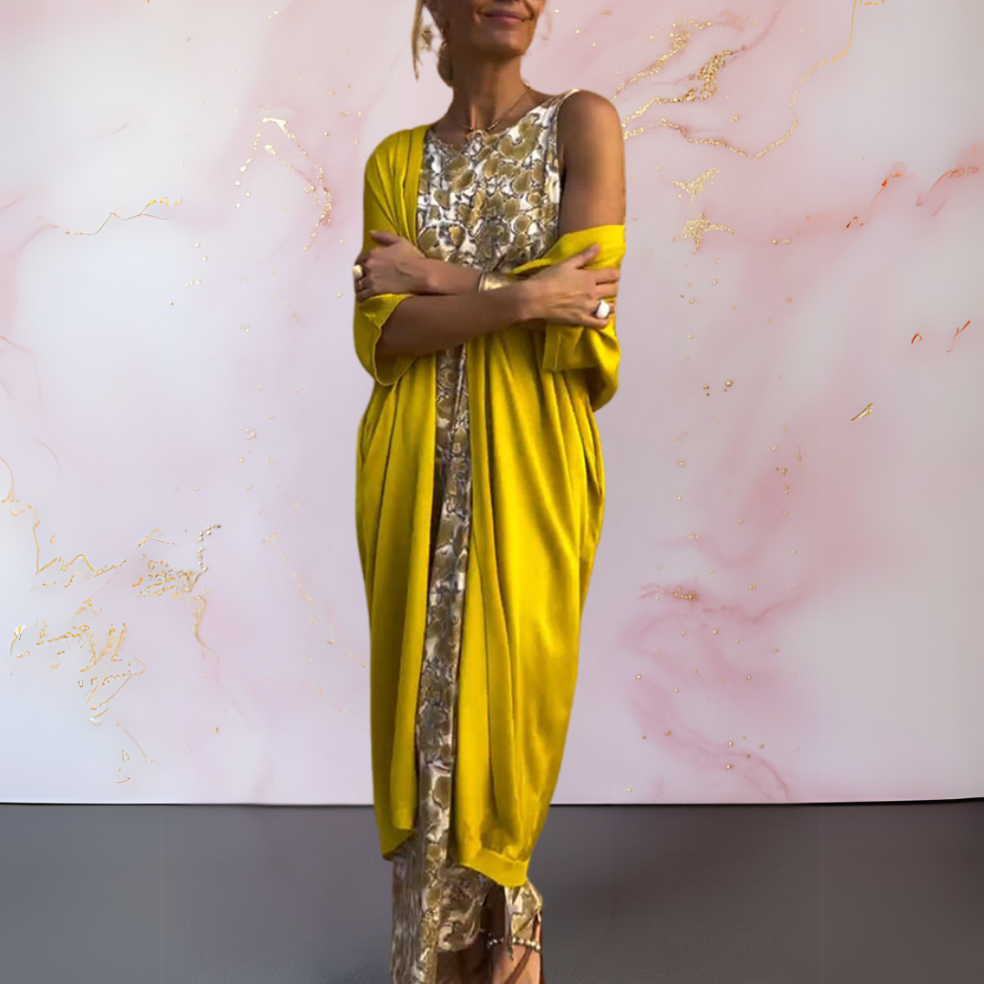 Melanie™ | Elegante vestido con rebeca