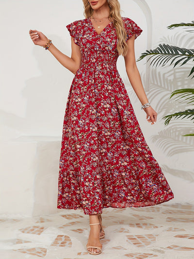 Elena | Vestido con Estampado Floral