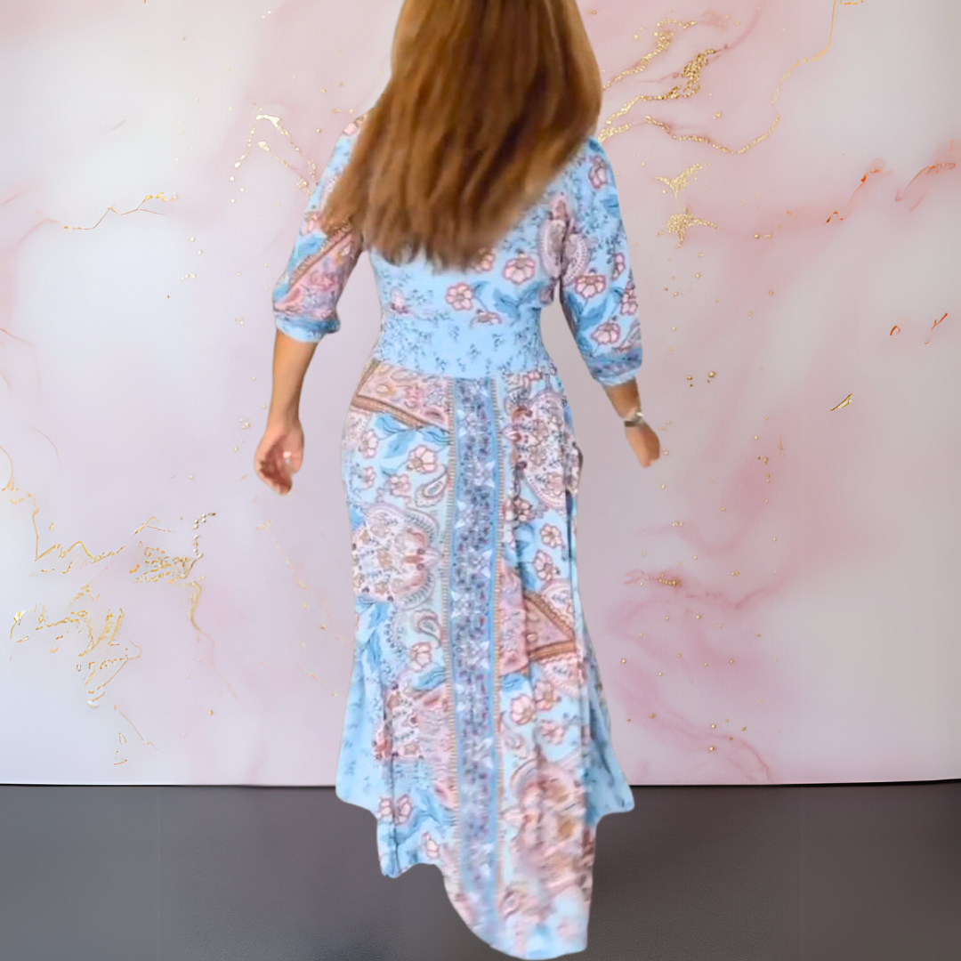 Marga™ | Elegante vestido de verano con escote en pico