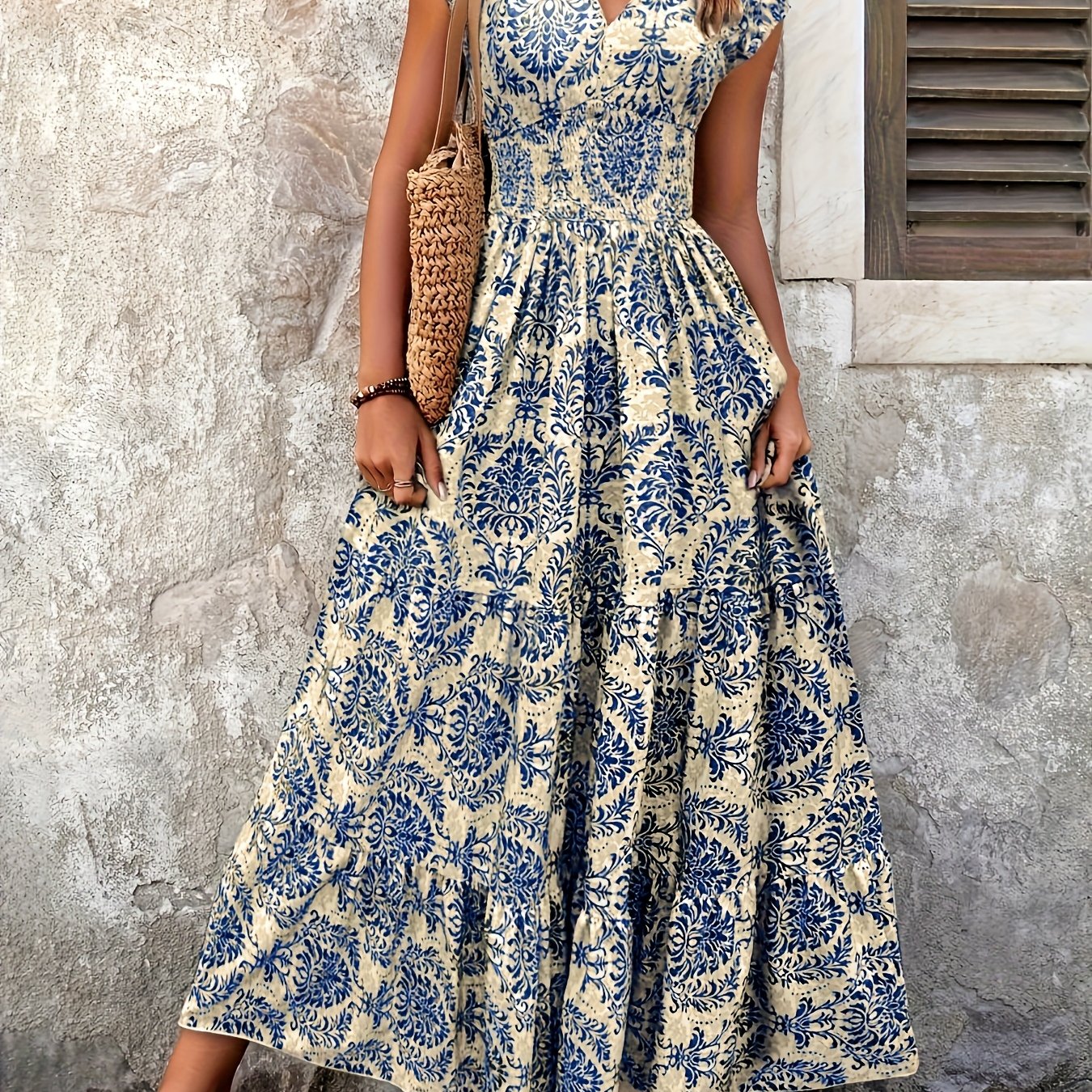 Sofía | Vestido largo con cuello en V