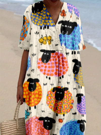 Dafne｜Vestido estampado