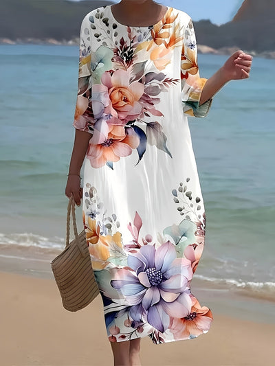 Elvira | Vestido con estampado floral