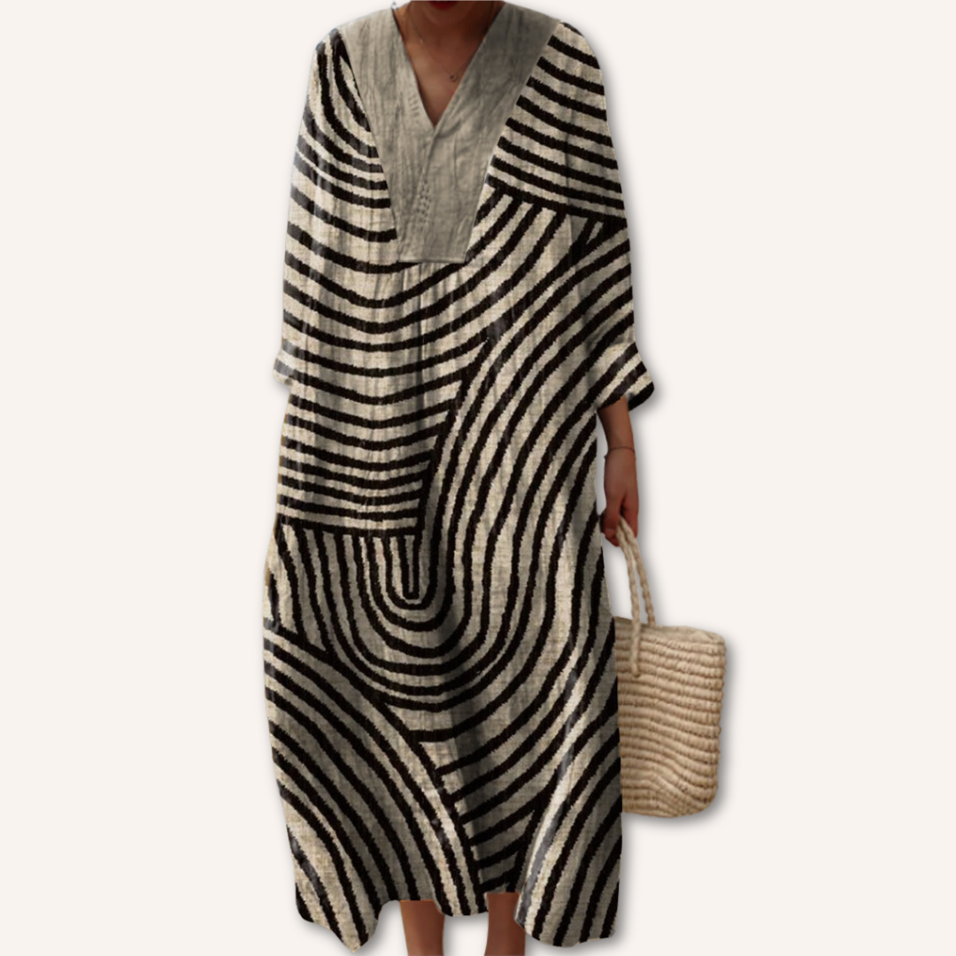 Celeste | Vestido estampado