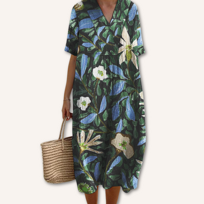 Mireia｜Vestido con estampado floral