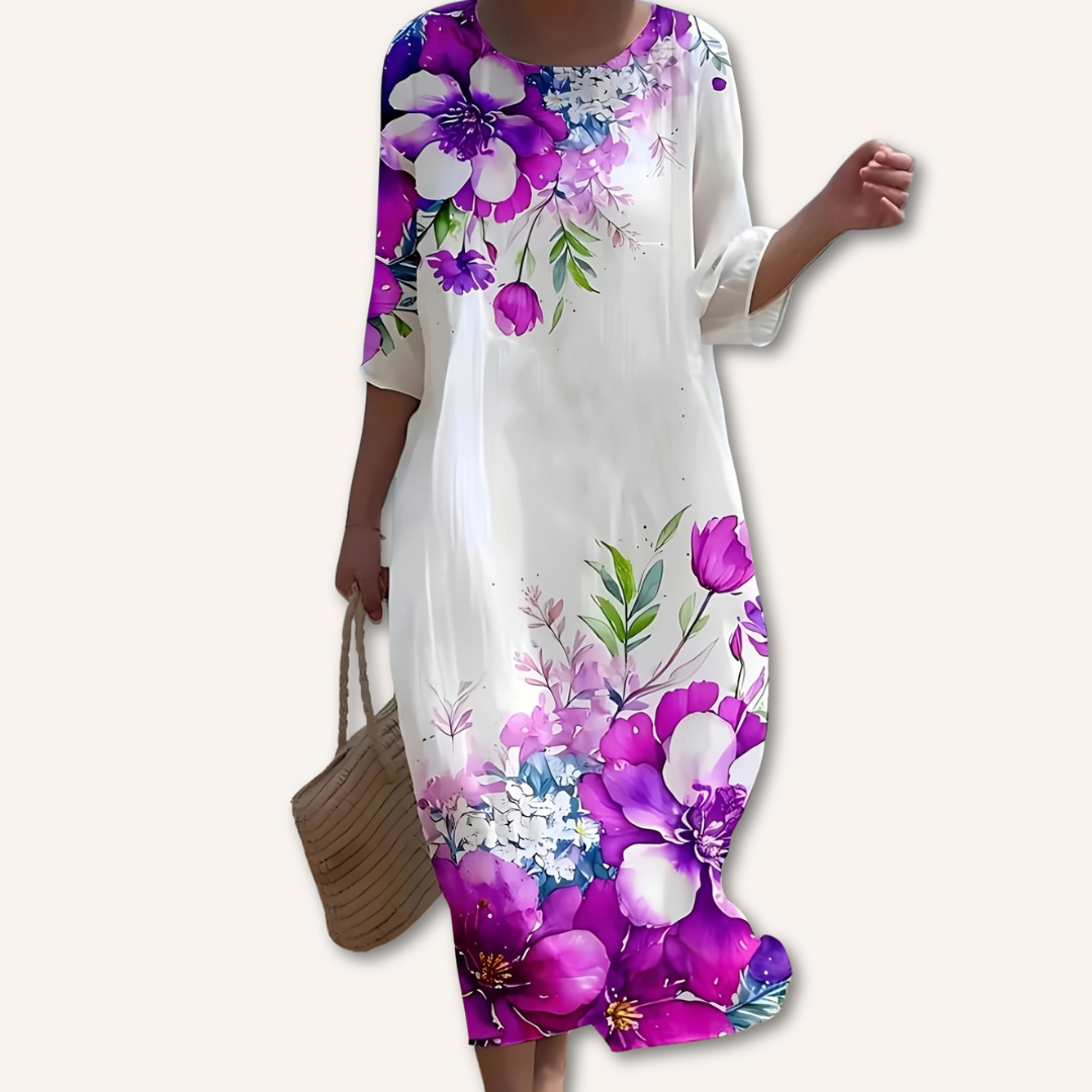 Briana | Vestido con estampado floral