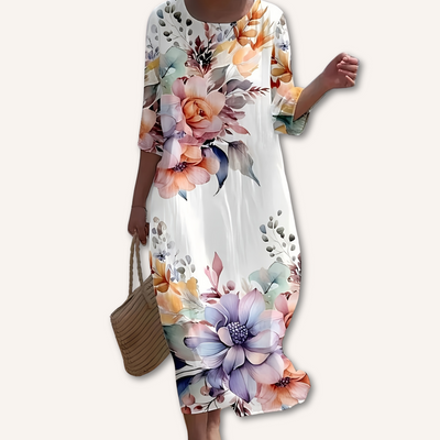 Elvira | Vestido con estampado floral