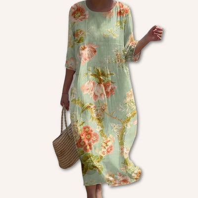 Nayeli | Vestido con estampado floral