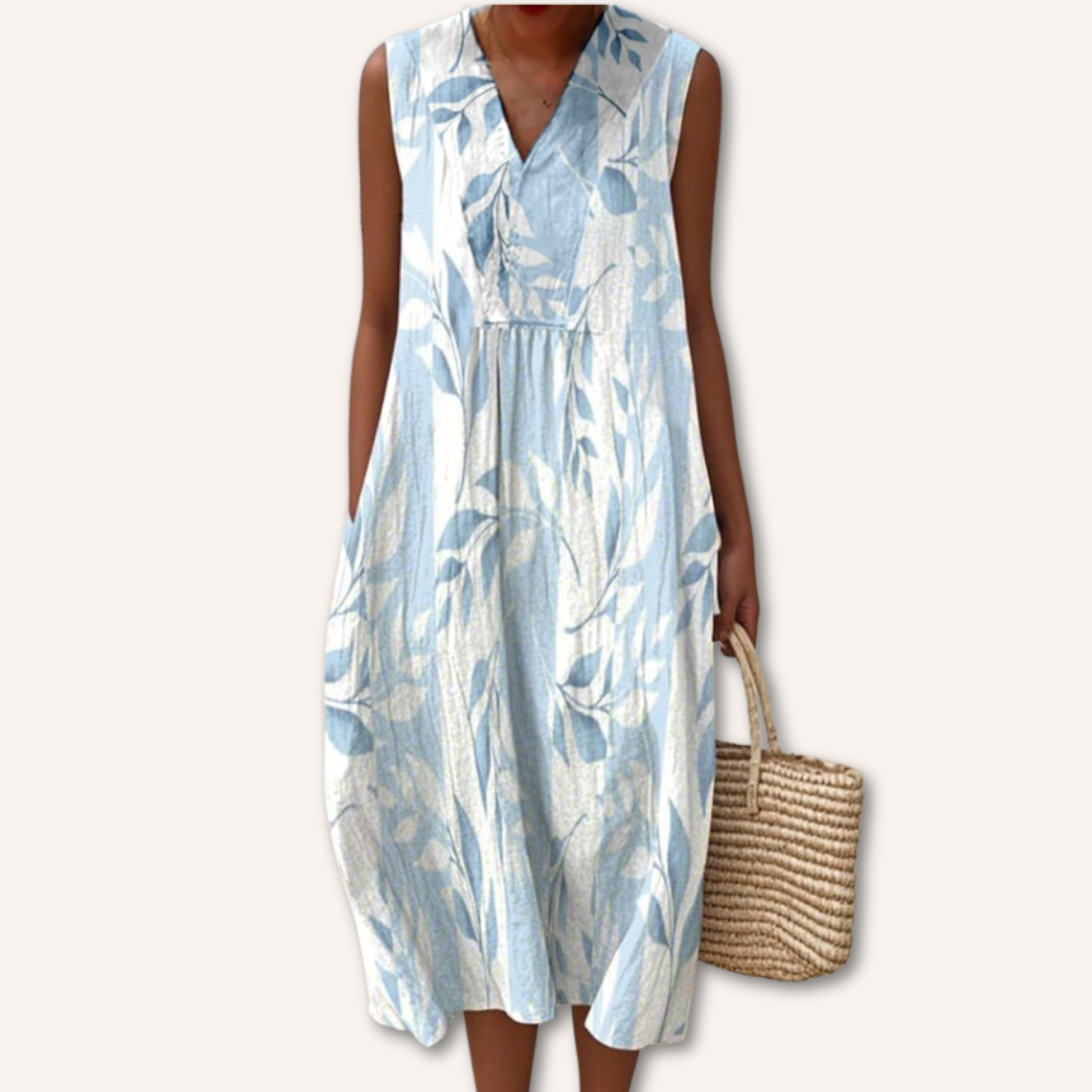 Celeste | Vestido estampado