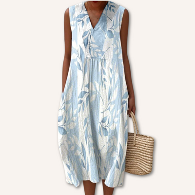 Celeste | Vestido estampado