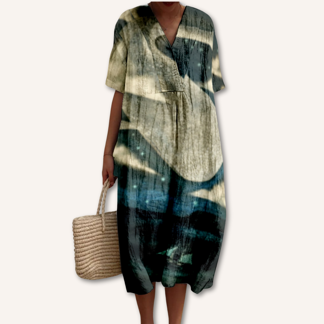 Kiara｜Vestido estampado