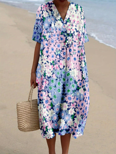 Aurora｜Vestido estampado