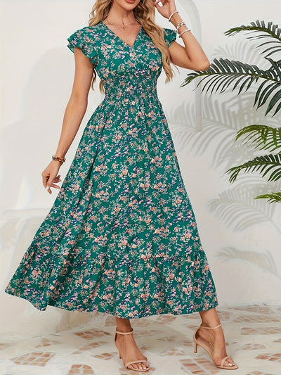 Elena | Vestido con Estampado Floral