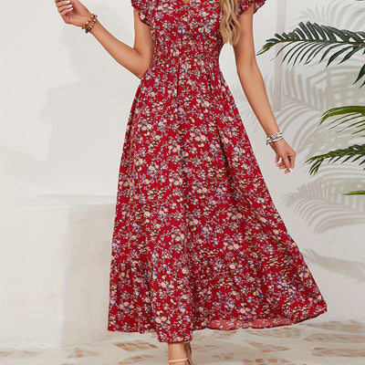 Elena | Vestido con Estampado Floral