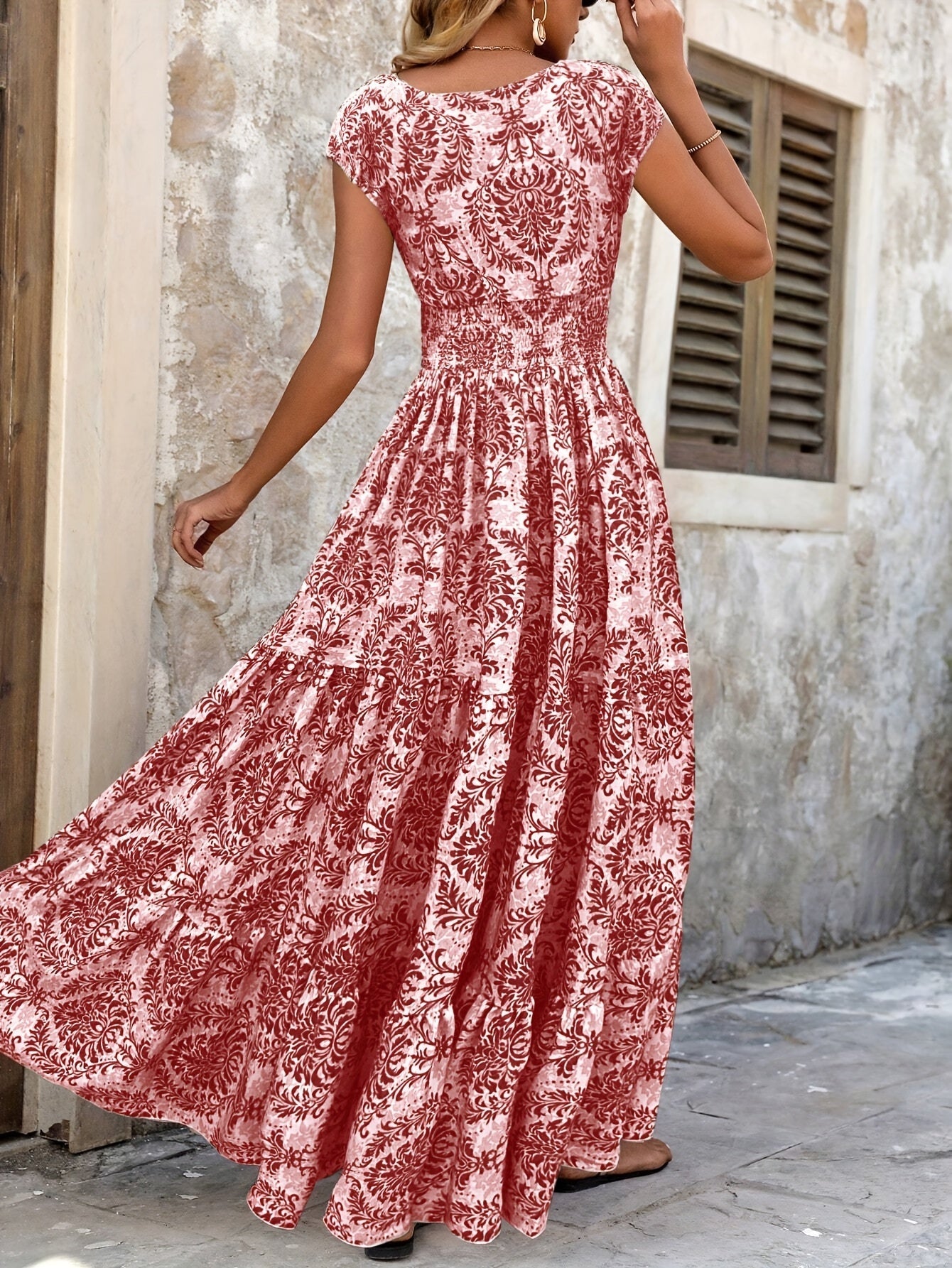 María | Vestido con estampado floral