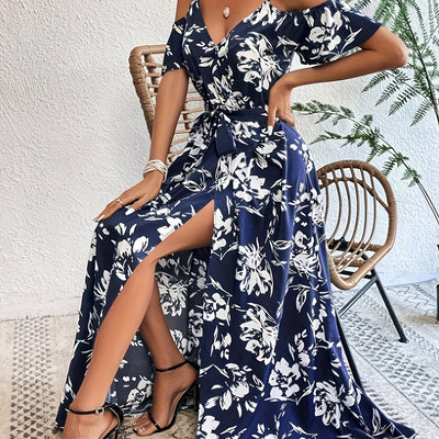 Leire | Vestido Elegante Con Estampado Floral