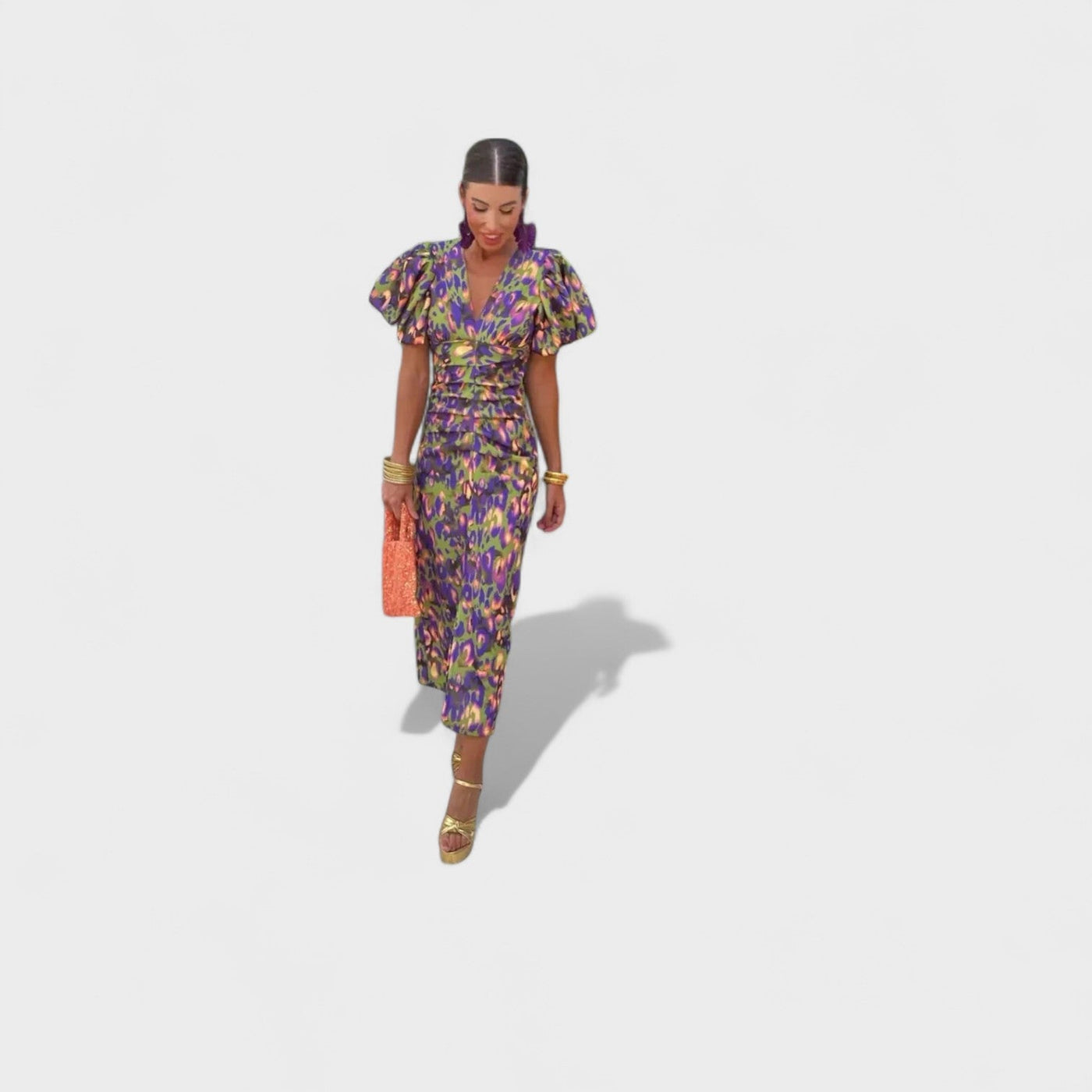 Lily | Vestido Fuego Tropical