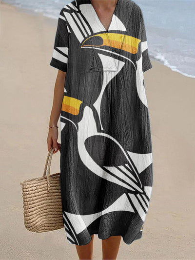 Bianca｜Vestido estampado